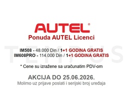 AUTEL AKCIJA Immo Licenci