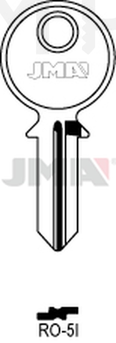 JMA RO-5I Cilindričan ključ (Silca RO10R / Errebi R5L)