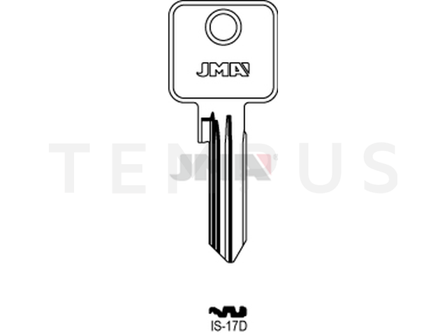 IS-17D Cilindričan ključ (Silca IE29 / Errebi I19) 13247