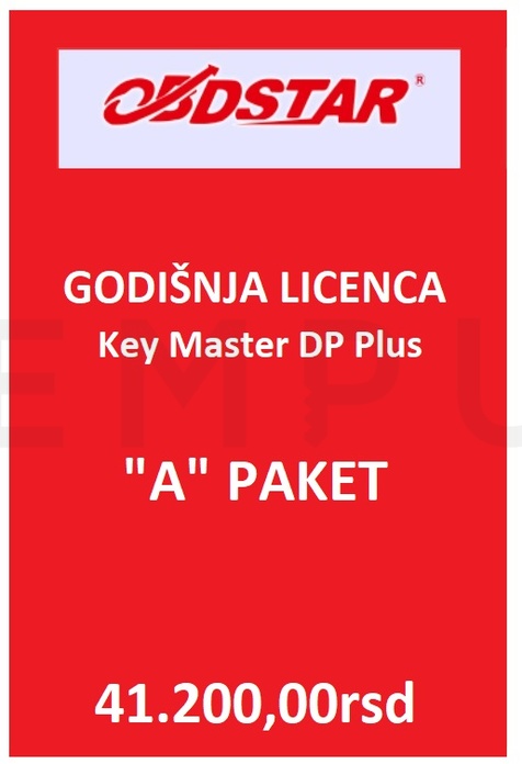 OBDSTAR godišnja licenca za A paket