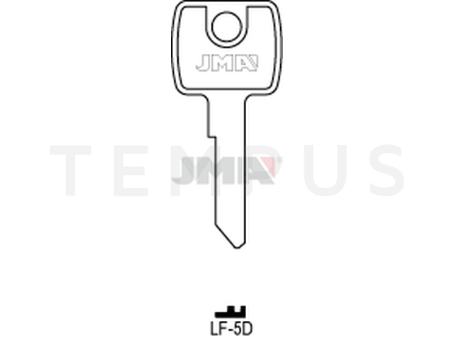 LF-5D Cilindričan ključ (Silca LF11R / Errebi LF24) 13395
