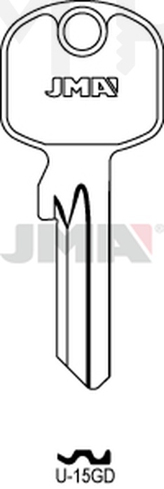 JMA U-15GD Cilindričan ključ (Errebi UK5D)
