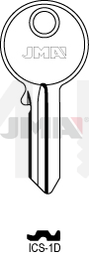 JMA ICS-1D Cilindričan ključ (Silca ICS2 / Errebi ICS4D)