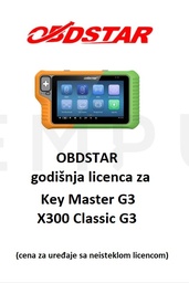 OBDSTAR godišnja licenca za Key Master G3/ X300Classic G3