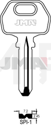 JMA SPI-1 Specijalan ključ (Silca SPR2 / Errebi SPR2)