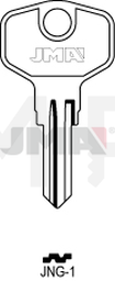JMA JNG-1 Cilindričan ključ (Silca JU11 / Errebi JNG4)