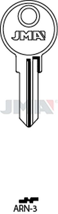JMA ARN-3 Cilindričan ključ (Silca AB43 / Errebi ARM3)