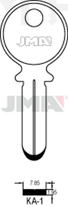 JMA KA-1 Specijalan ključ (Silca KA1 / Errebi KB1)