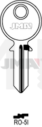 JMA RO-5I Cilindričan ključ (Silca RO10R / Errebi R5L)