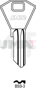 JMA BSS-3 Cilindričan ključ (Silca BS6R / Errebi BN9R)
