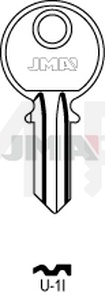 JMA U-1I Cilindričan ključ (Silca UL057 / Errebi U3PS)