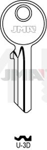 JMA U-3D Cilindričan ključ (Silca UL058 / Errebi U5PD)