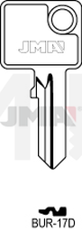 JMA BUR-17D Cilindričan ključ (Silca BUR22 / Errebi BG34)