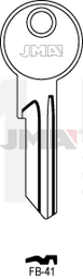 JMA FB-41 Cilindričan ključ (Silca FB28RX / Errebi F35RL)
