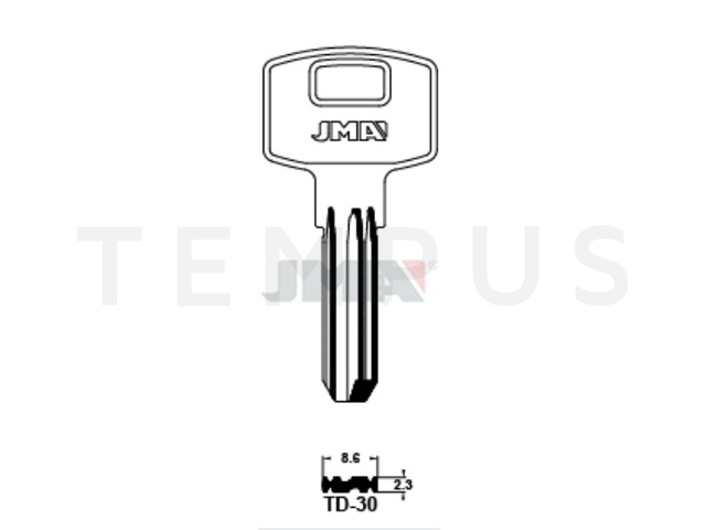 TD-30 Specijalan ključ (Silca THR1 / Errebi FT29) 20467