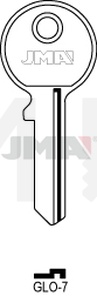 JMA GLO-7 Cilindričan ključ (Silca GL3R / Errebi GO3)