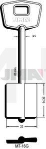JMA MT-16G Kasa ključ (Silca 5MT14 / Errebi 2MO19)