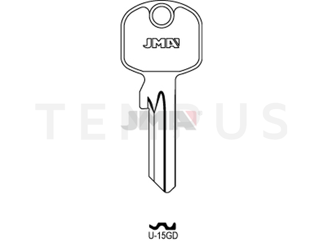 U-15GD Cilindričan ključ (Errebi UK5D) 13983