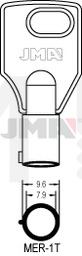 JMA MER-1T Specijalan ključ (Silca MER22T / Errebi MR23T)