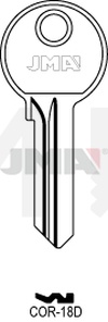 JMA COR-18D Cilindričan ključ (Silca CB31 / Errebi CO15)