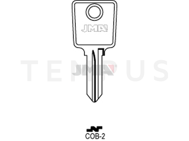 COB-2 Cilindričan ključ (Silca CBR1 / Errebi X1) 12750