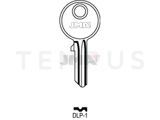 DLP-1 Cilindričan ključ (Silca DL1R / Errebi DL1R)