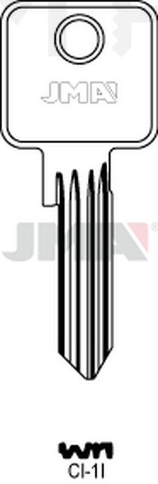 JMA CI-1I Cilindričan ključ (Silca CS17R / Errebi C17R)