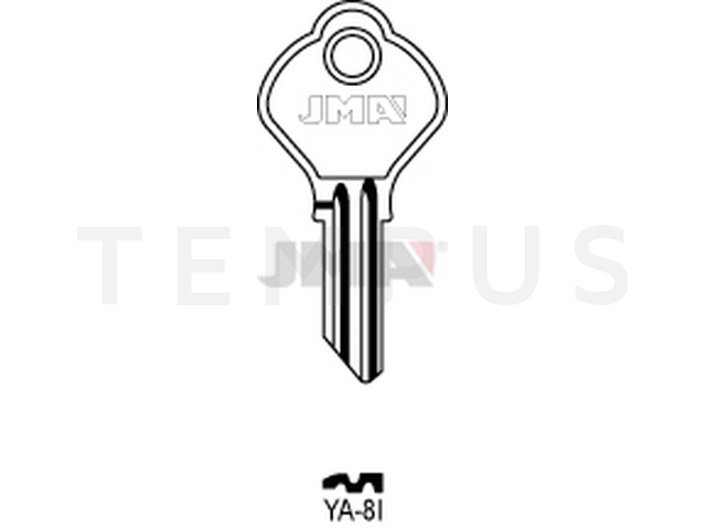 YA-8I Cilindričan ključ (Silca YA17R / Errebi YG2R) 14112