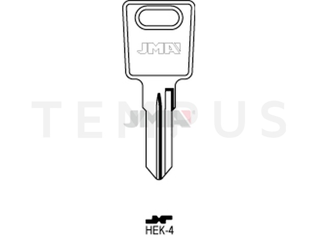 HEK-4 Cilindričan ključ (Silca HN3 / Errebi HE4)