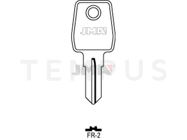 FR-2 Cilindričan ključ (Silca FRT5R / Errebi FRT4) 14882