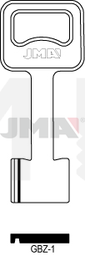 JMA GBZ-1 Kasa ključ (Silca GBZ1 / Errebi 1GBZ1)