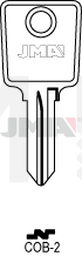 JMA COB-2 Cilindričan ključ (Silca CBR1 / Errebi X1)