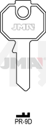 JMA PR-9D Cilindričan ključ (Silca PF1R / Errebi P7)