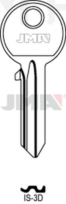 JMA IS-3D Cilindričan ključ (Silca IE2 / Errebi I5D)