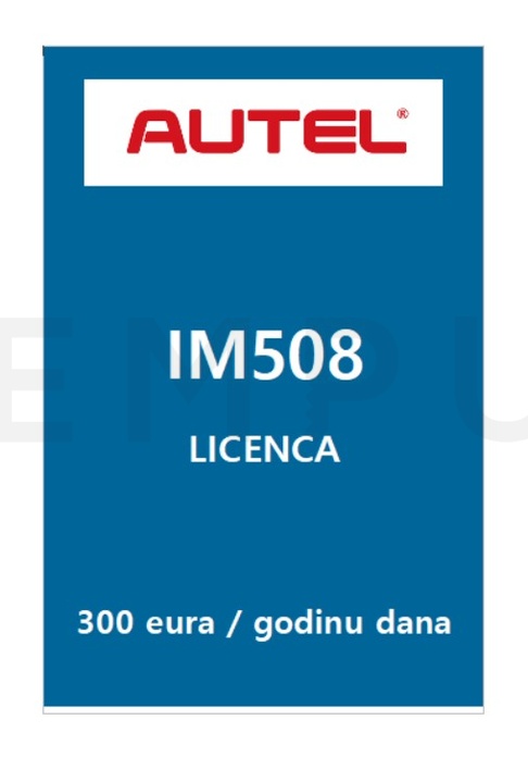 Autel IM508 licenca