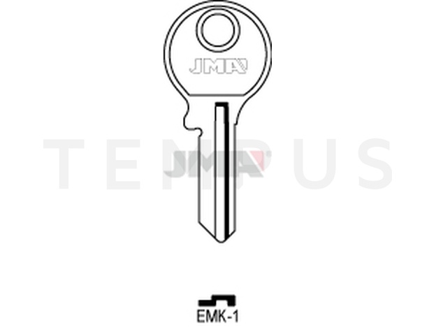 EMK-1 Cilindričan ključ (Silca EMK1)