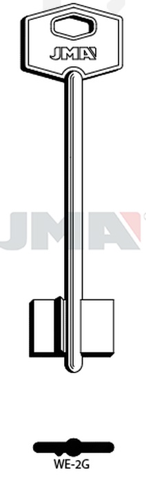 JMA WE-2G Kasa ključ (Silca W / Errebi 2WK1)