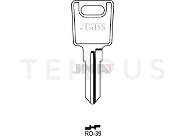 RO-39 Cilindričan ključ (Silca RO69 / Errebi R35) 13644