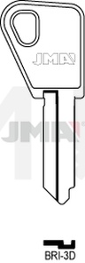 JMA BRI-3D Cilindričan ključ (Silca BD4R / Errebi BD8R)
