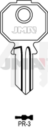 JMA PR-3 Cilindričan ključ (Silca PF5 / Errebi PS3N)