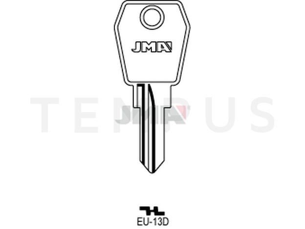 EU-13D Cilindričan ključ (Silca EU18R / Errebi EL15R)