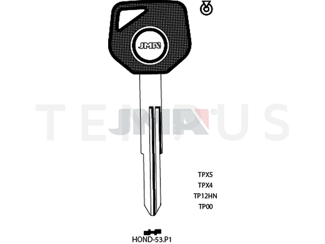 TP00HOND-53.P1 (Silca HON81FP / Errebi T00HD60P) 13859