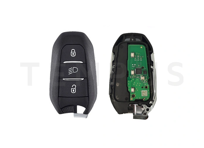 OSTALI EL PEUGEOT 17 A - Peugeot AES handsfree smart daljinac 3 tastera - FAR, aftermarket, A3M15 A3M05 A3M65, Hitag AES 433MHz CIT-1 / VA2