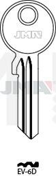JMA EV-6D Cilindričan ključ (Silca EV10X / Errebi EV5A)