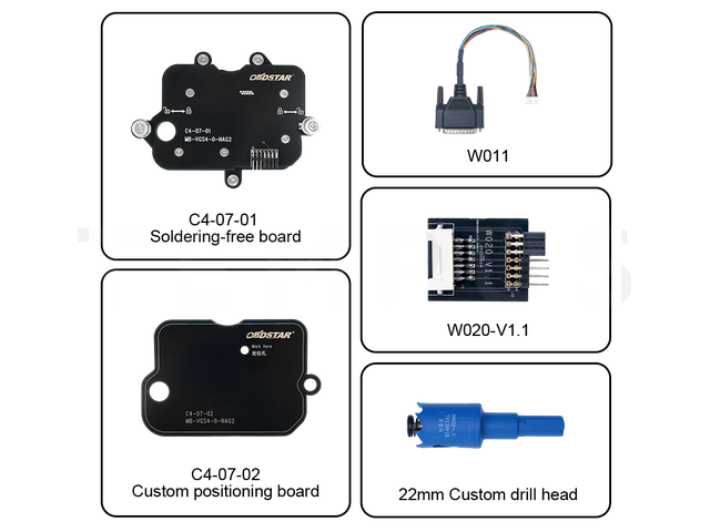 OBDSTAR C4-07(MB-VGS4-0-NAG2) Adapter Kit 21312