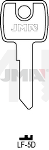 JMA LF-5D Cilindričan ključ (Silca LF11R / Errebi LF24)