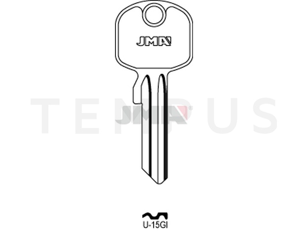 U-15GI Cilindričan ključ (Errebi UK5S) 13984