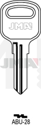 JMA ABU-28 Cilindričan ključ (Silca AB43R / Errebi AU52R )