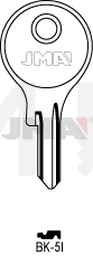 JMA BK-5I Cilindričan ključ (Silca BK8R)