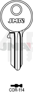 JMA COR-114 Cilindričan ključ (Silca CB83 / Erreb CO38i)